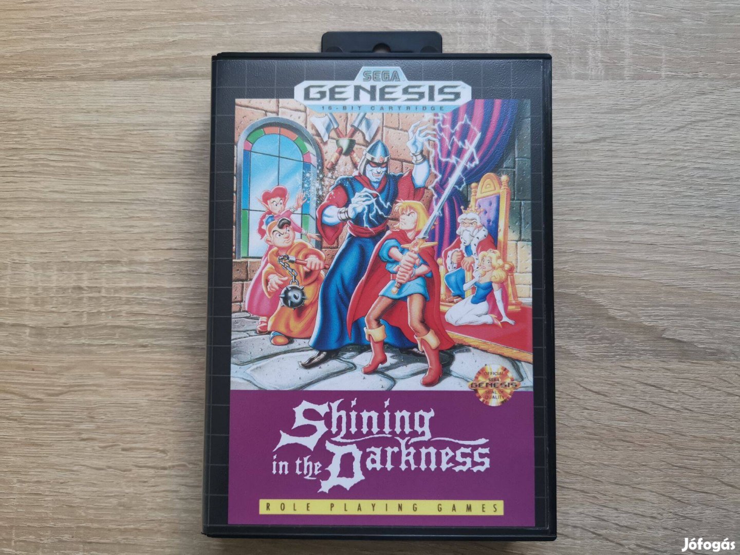 Sega Genesis Shining in the Darkness bootleg dobozzal, kézikönyvvel