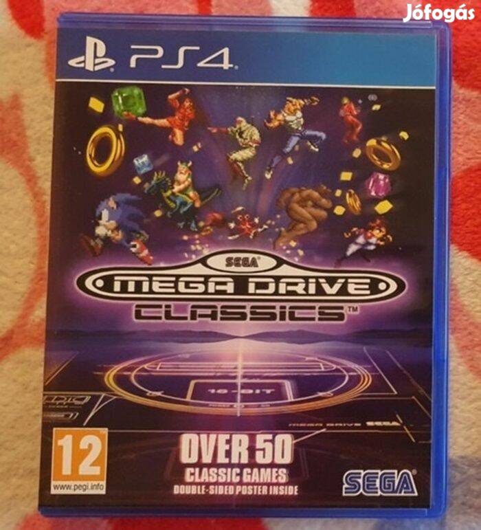 Sega Mega Drive Collection - PS4, újszerű, komplett, mindene megvan