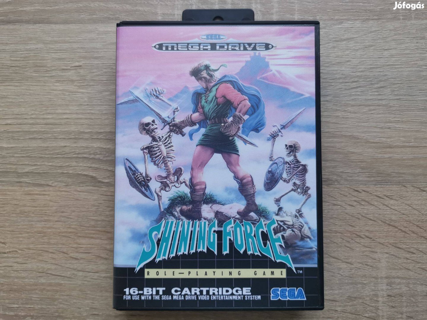 Sega Mega Drive Shining Force bootleg dobozzal, kézikönyvvel