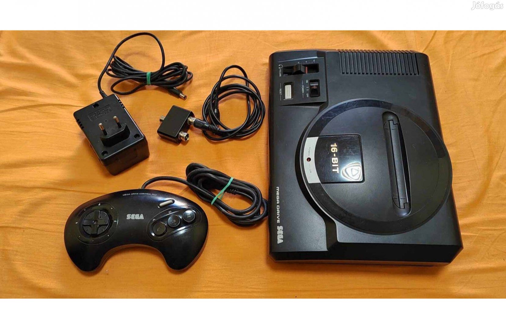 Sega Megadrive + 1 joy + tápegység + Tv kábel - Fox az árban!