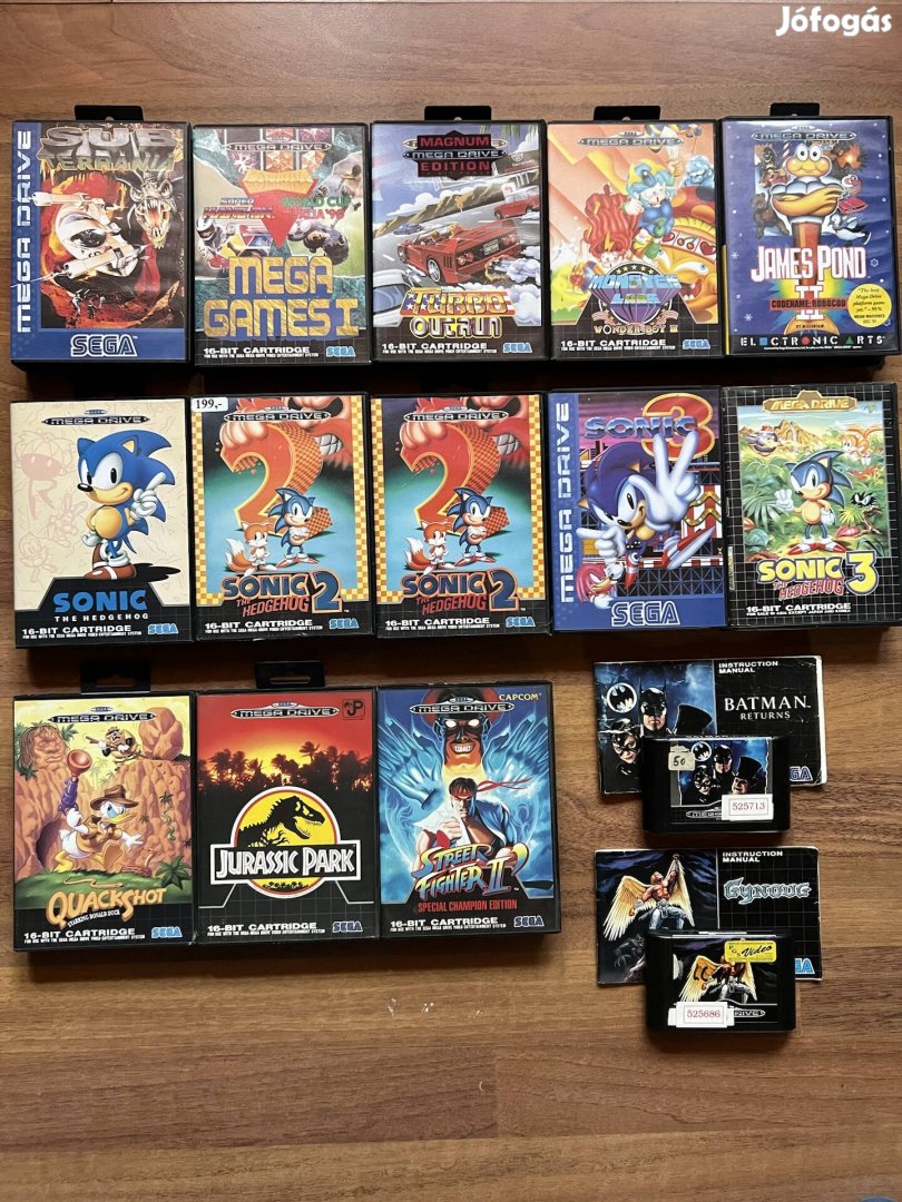 Sega Megadrive játékok