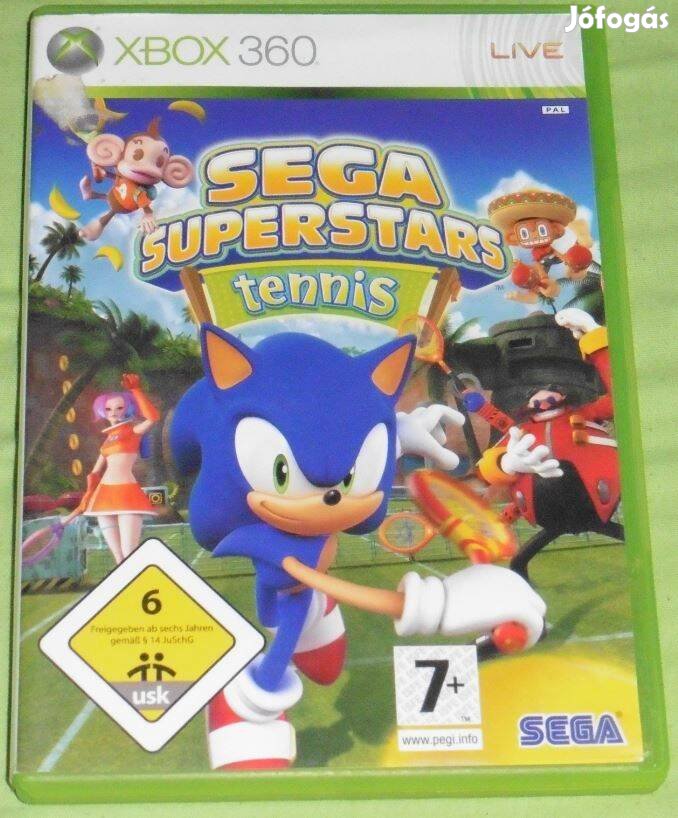 Sega Superstars Tennis (Gyerekes, Tenisz) Gyári Xbox 360 Játék