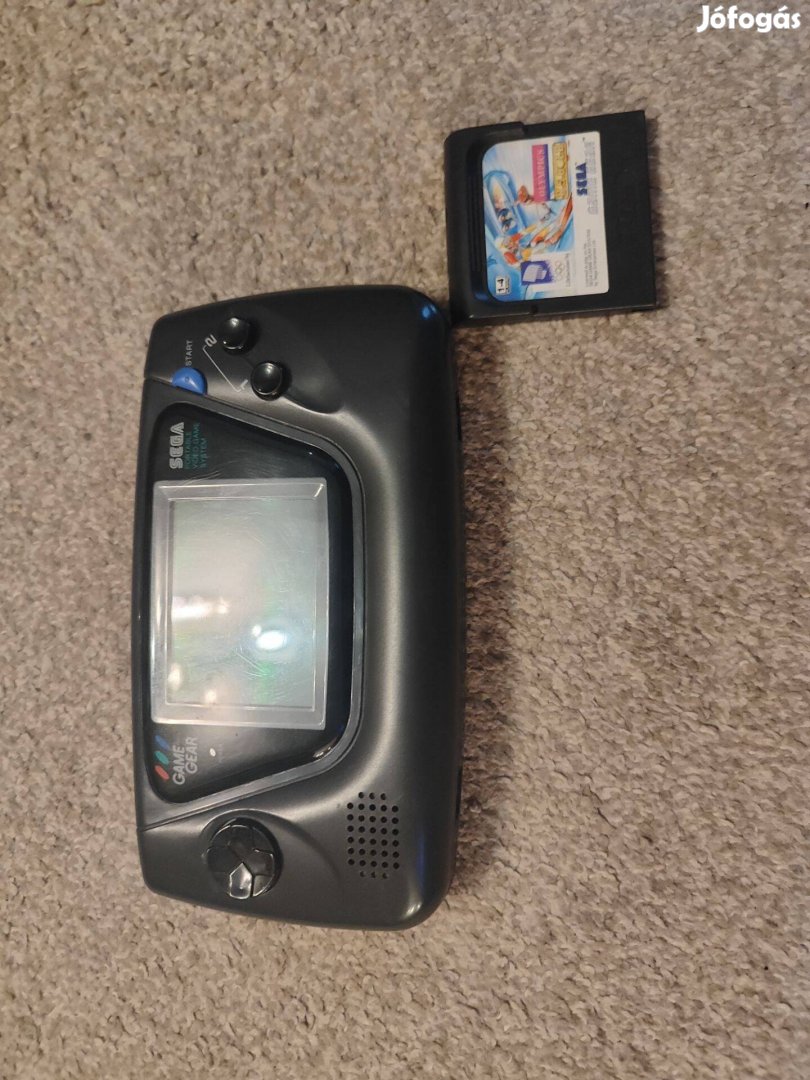 Sega gamegear kézi konzol játékkal