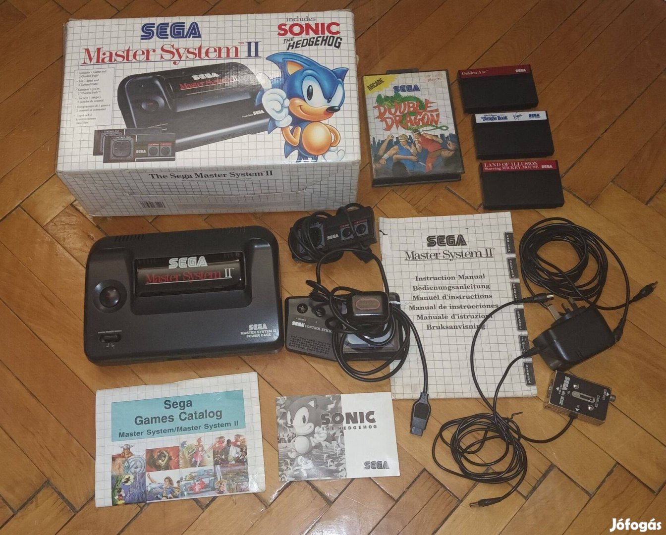 Sega master System Sonic Jungle Book Mickey Double Dragon Golden Axe