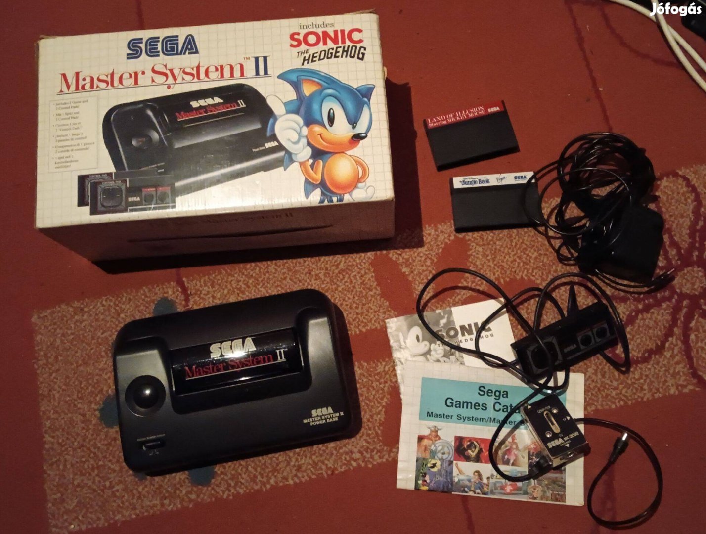 Sega master System Sonic Jungle Book Mickey egér játékokkal