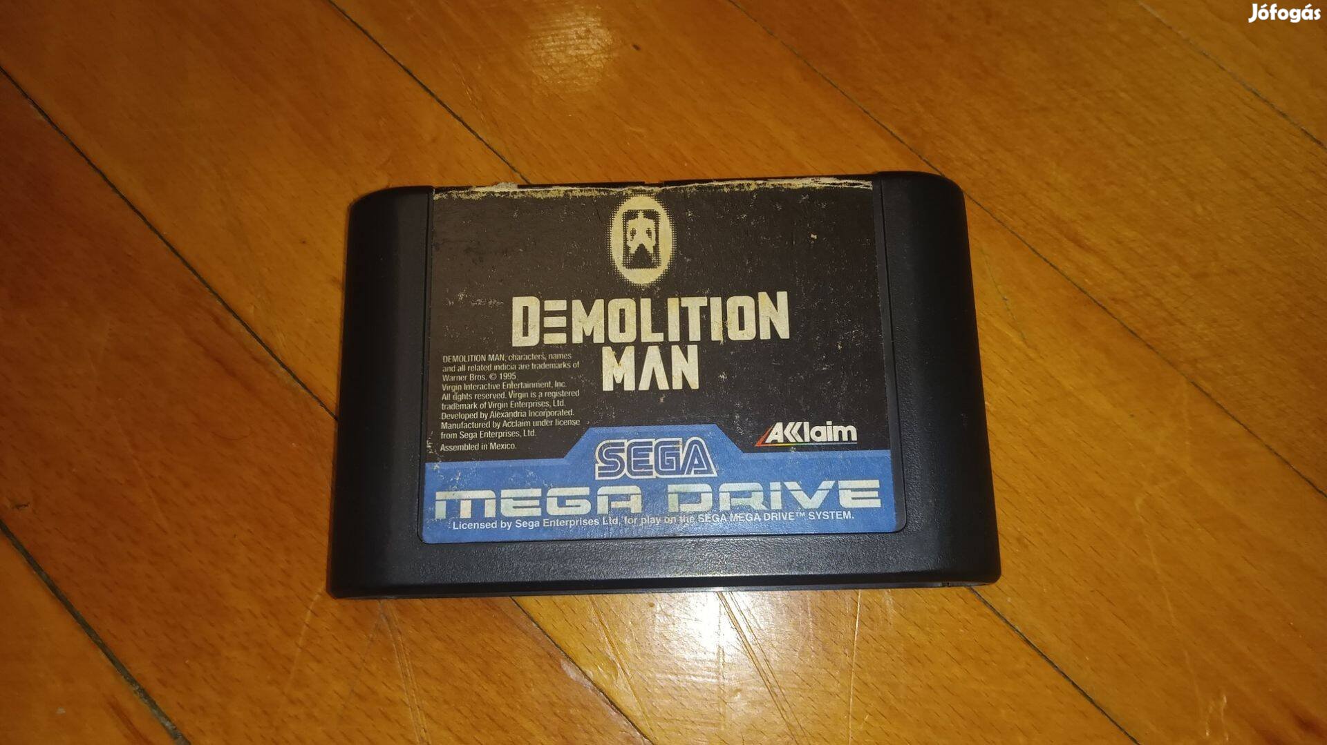 Sega mega drive Demolition Man a Pusztító játék kazetta