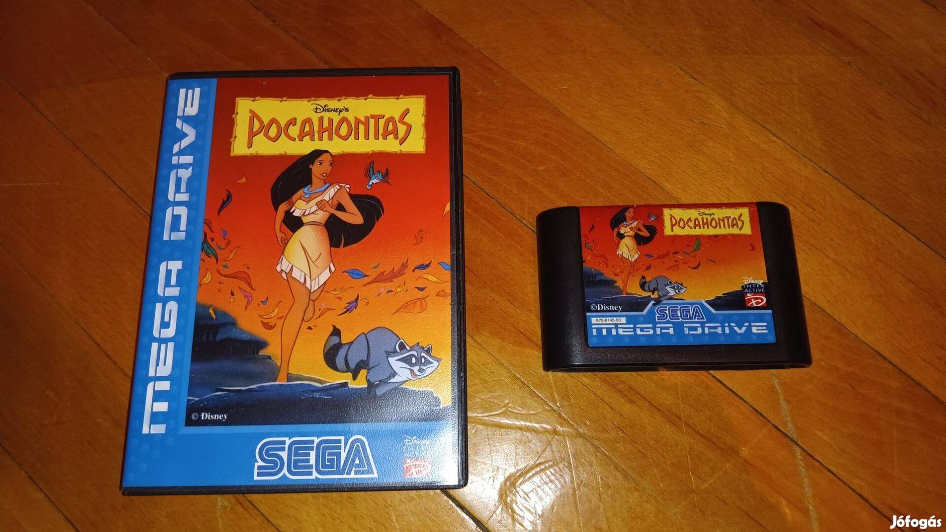 Sega mega drive Pocahontas játék füzet nélkül