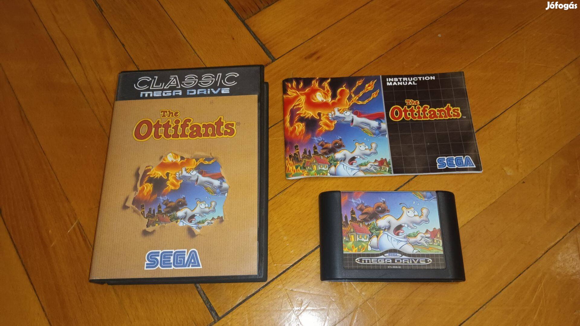 Sega mega drive The Ottifants játék kompletten