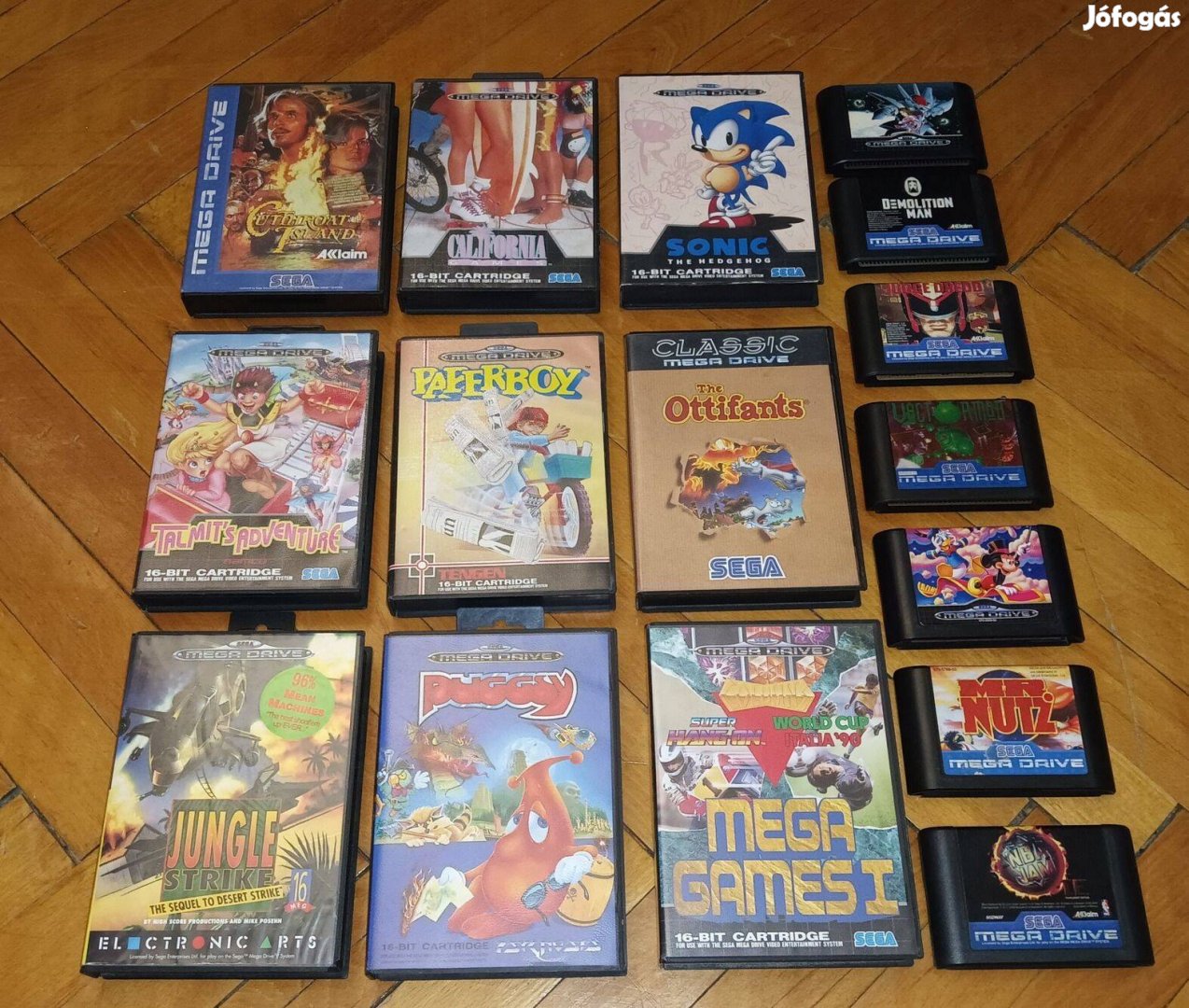 Sega mega drive játékok Sonic Arrow flash Island Mr Nuts demolitionman