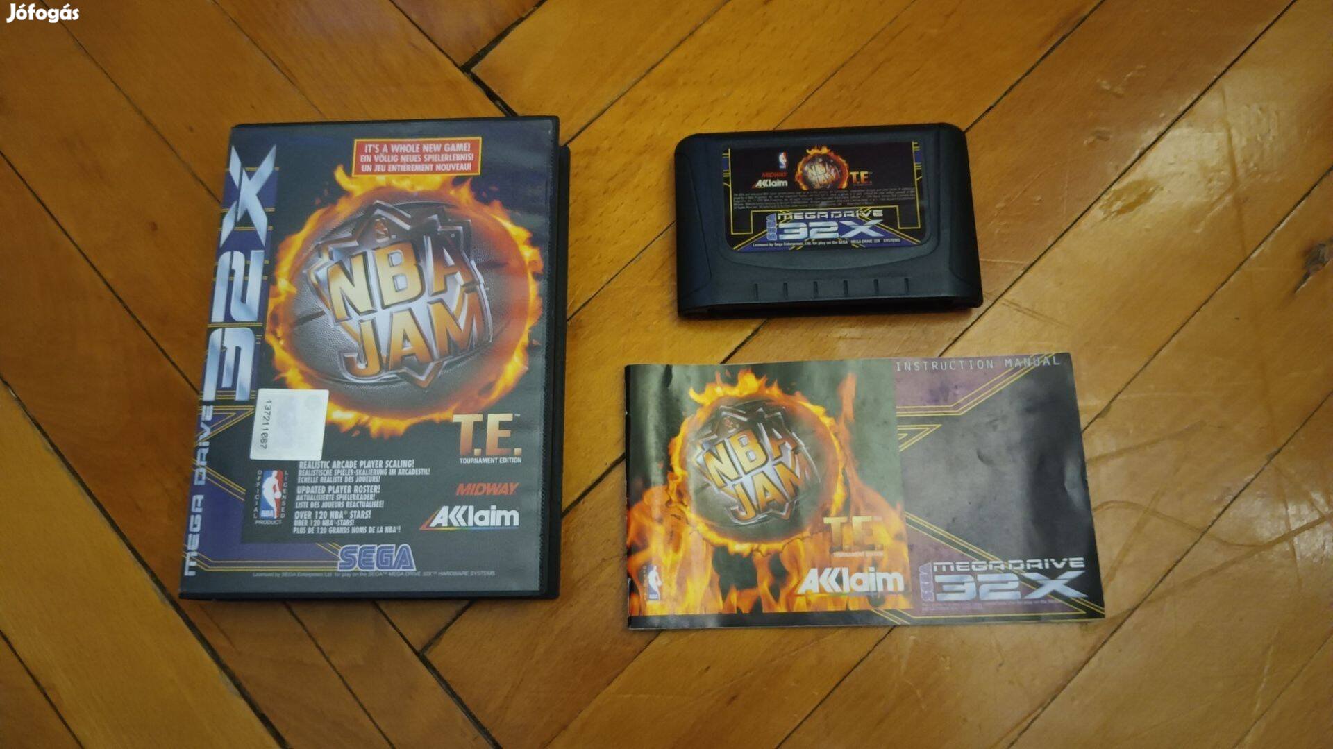 Sega megadrive NBA Jam 32x játék kompletten