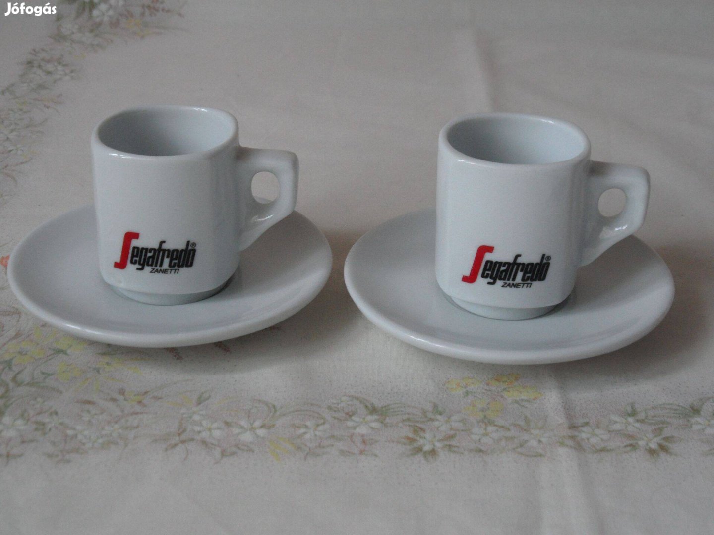 Segafredo porcelán csésze alj 2-2 db.
