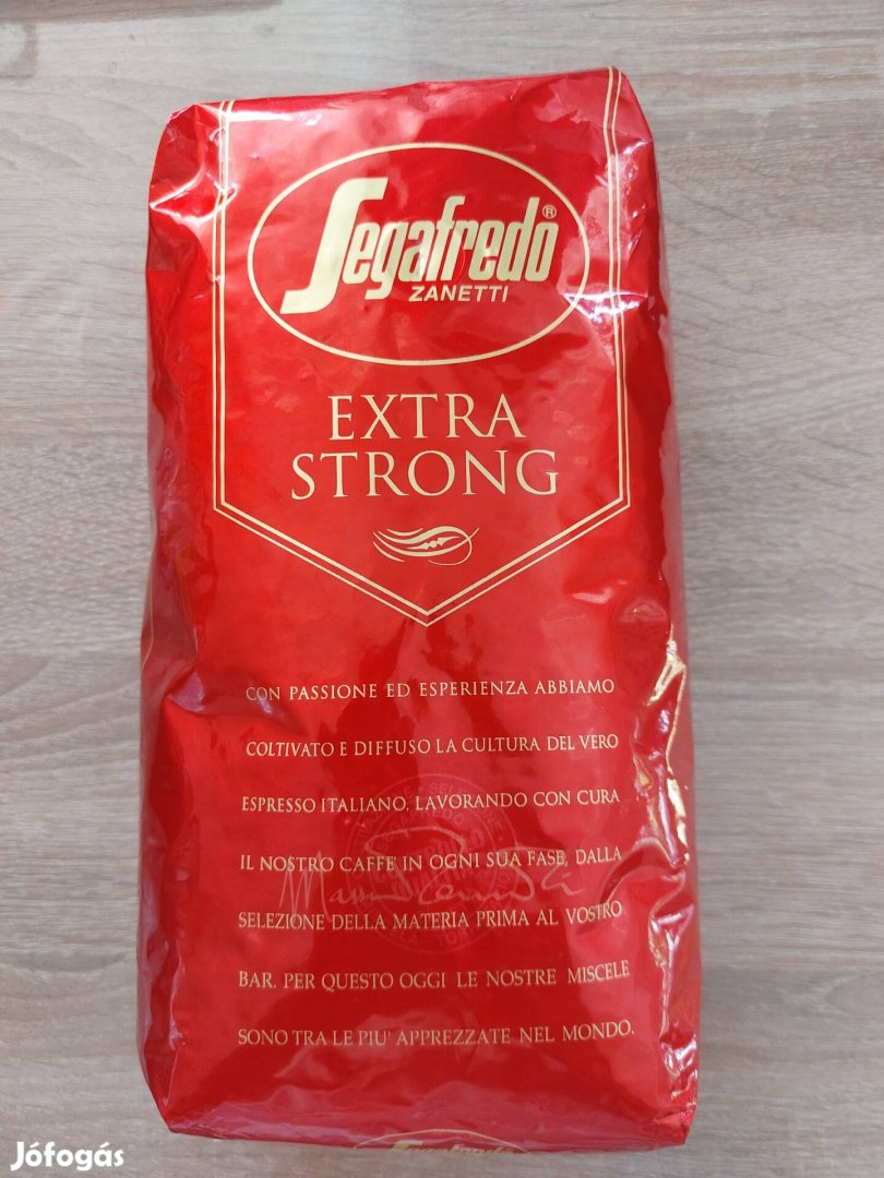 Segafredo zanetti extra strong 1kg szemes kávé 