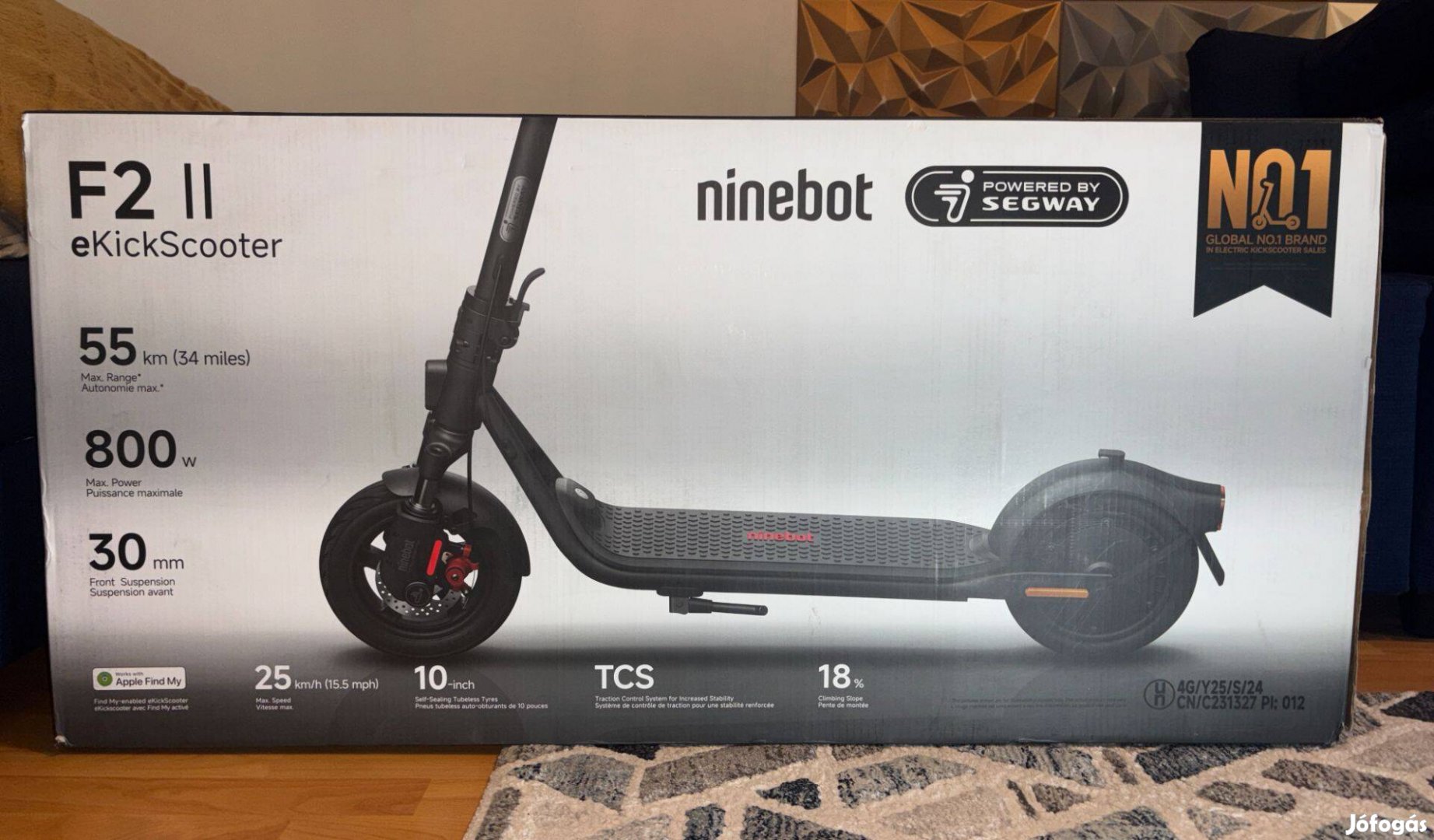 Segway Ninebot F2 E II elektromos roller Új, bontatlan