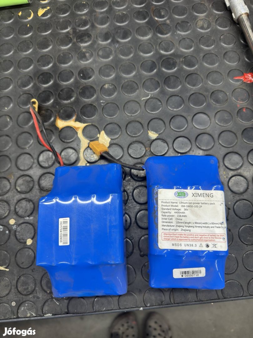 Segway, hooverboard akkumulator eladó 36-42V