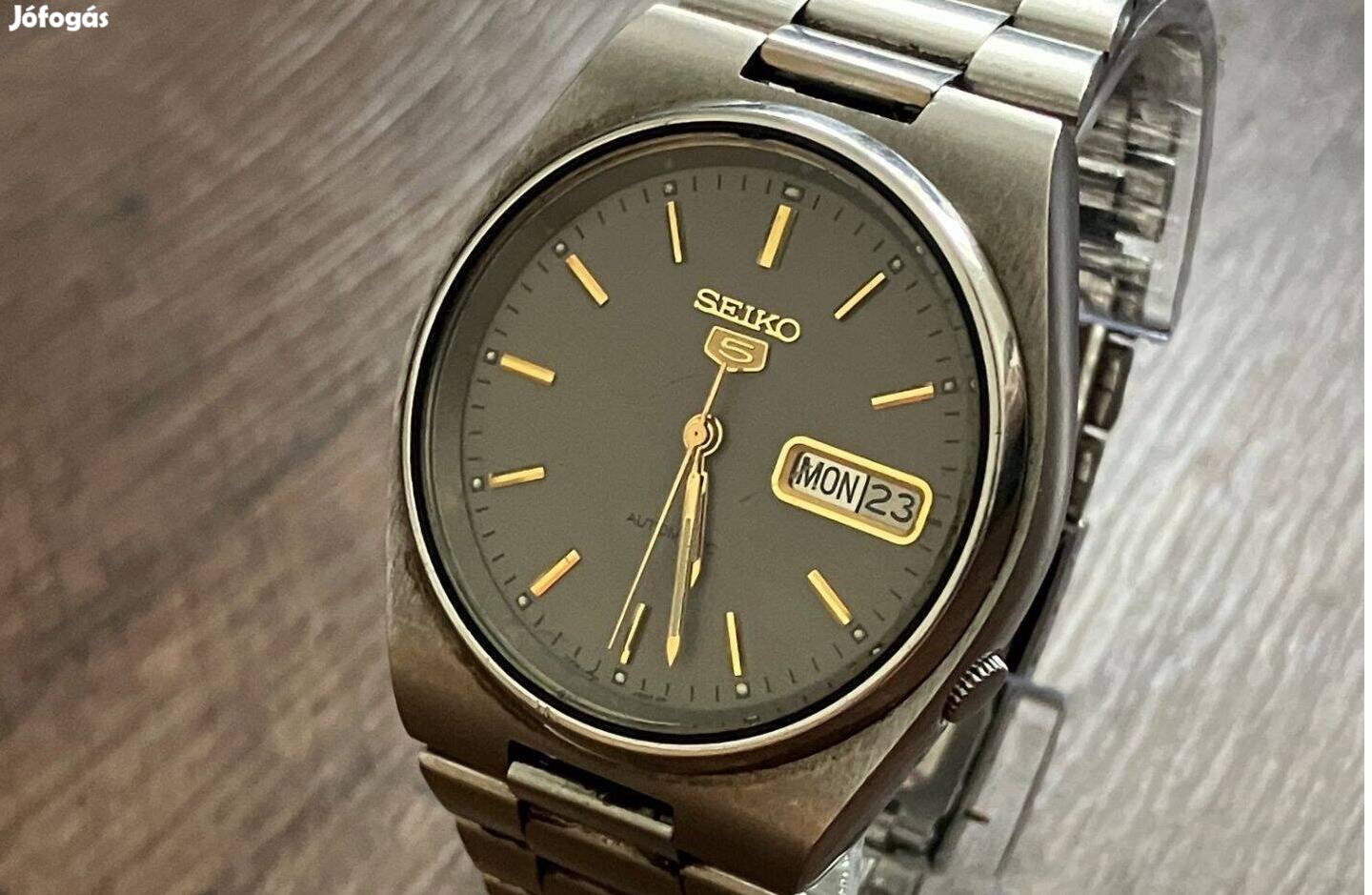 Seiko 5 7009-3130 ritka szürke számlapos