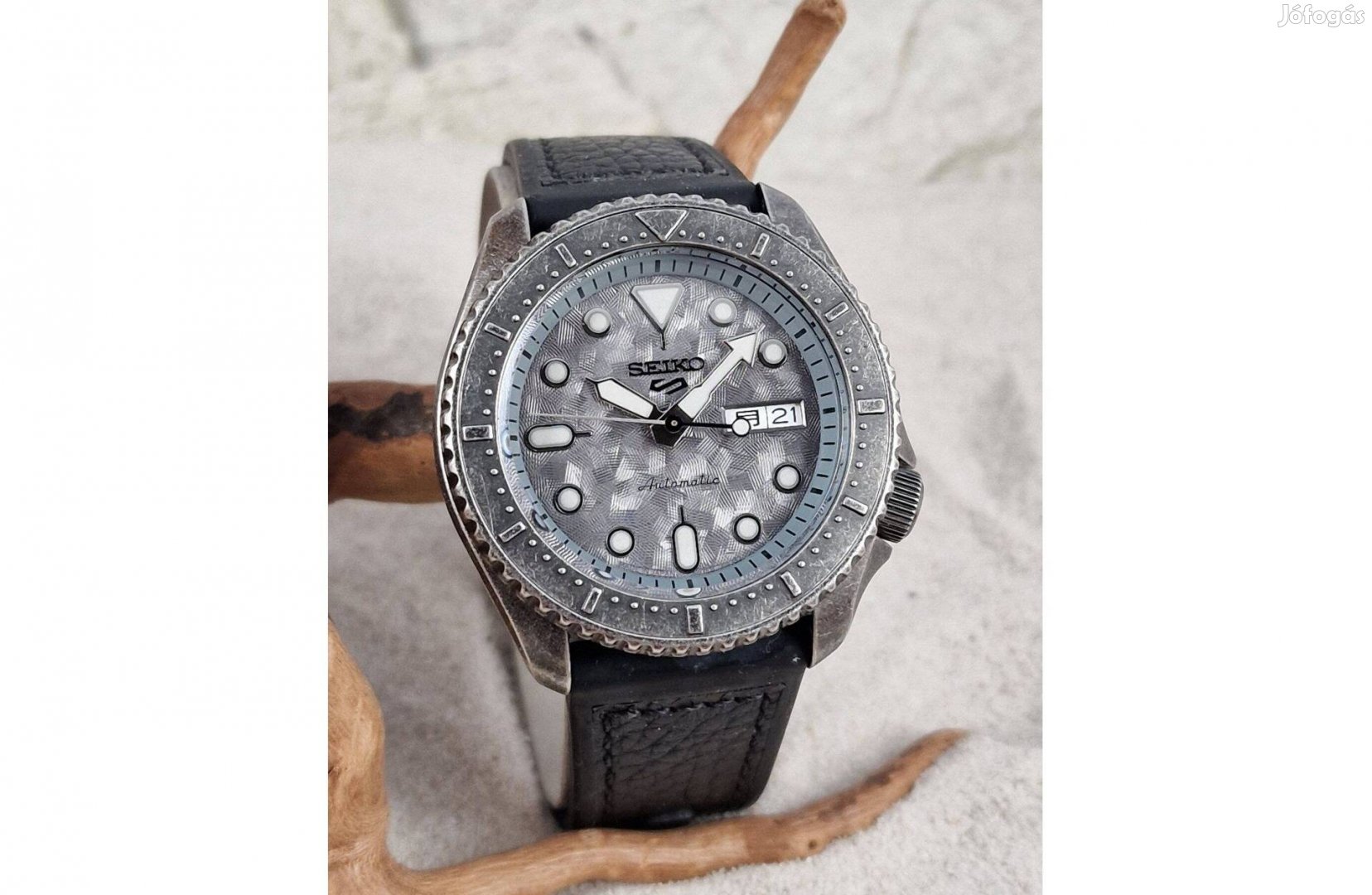 Seiko 5 'Concrete Srpe79' automata, Japan, számla és garancia 2020.10