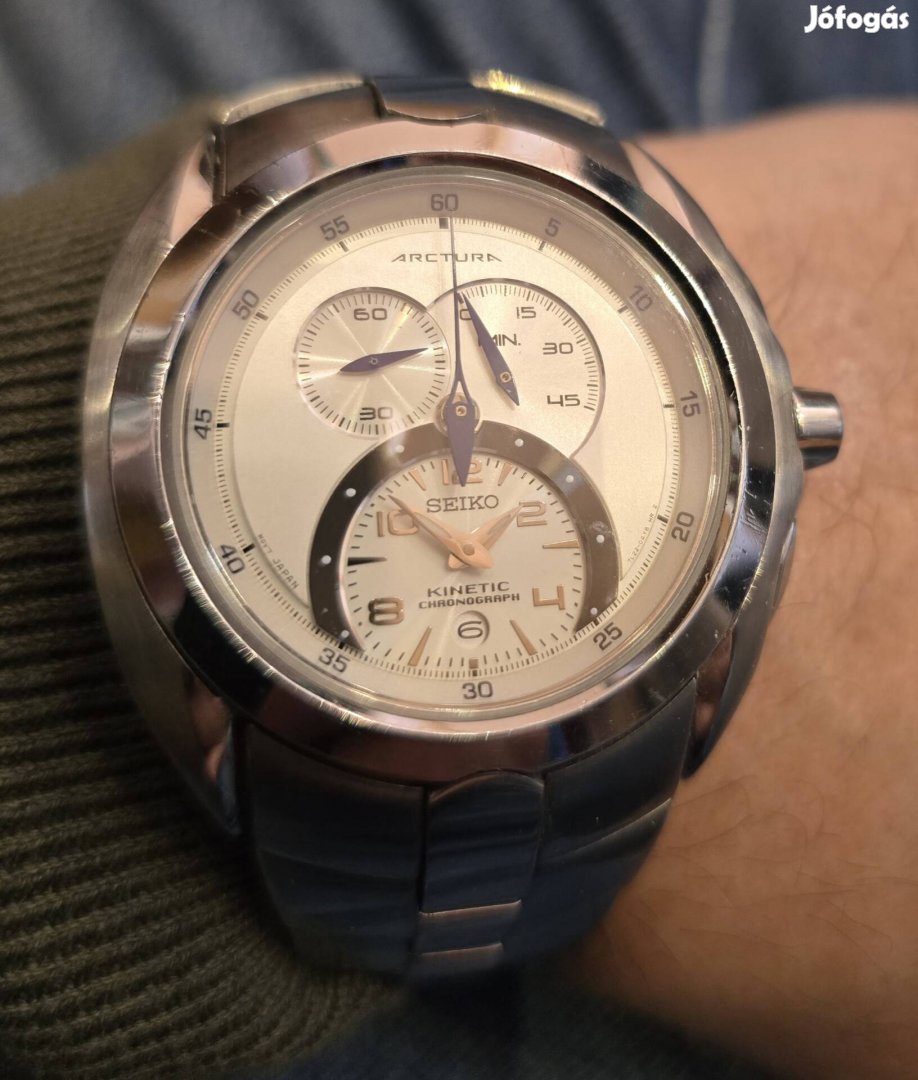 Seiko Arctura Kinetic Chrono Quartz