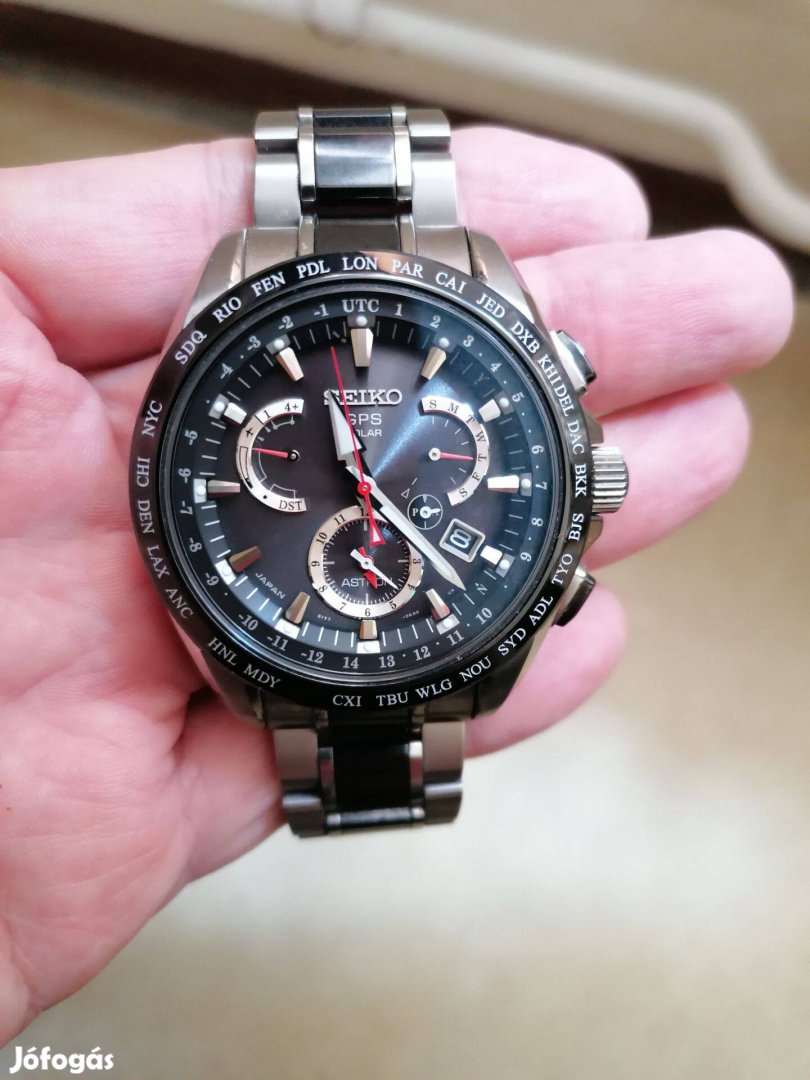 Seiko Astron GPS Solar titanium sapphire ceramic