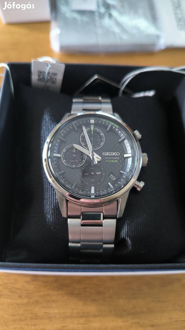 Seiko Chronograph Titanium karóra 