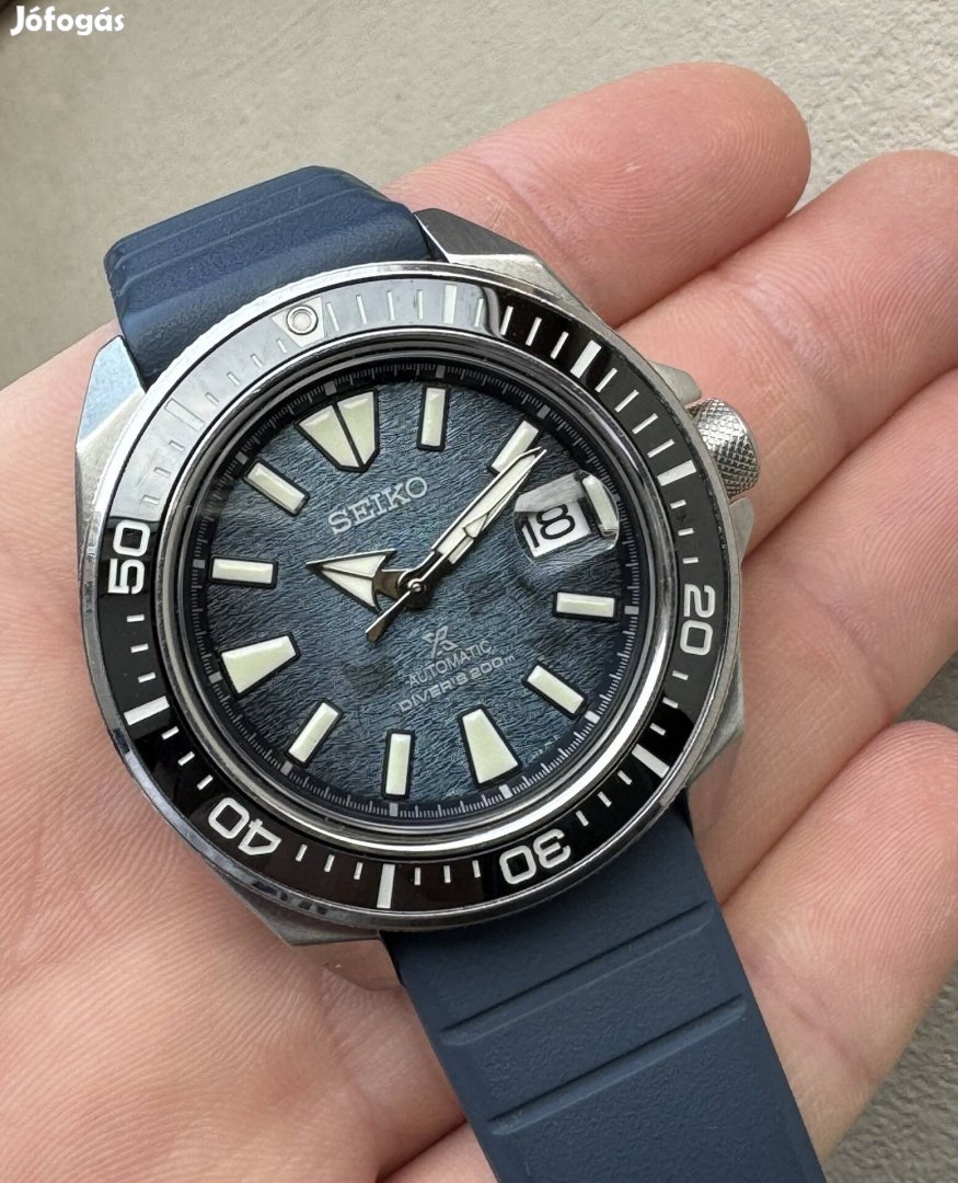 Seiko Prospex King Samurai Save The Ocean Dark Manta Ray Srpf79K1