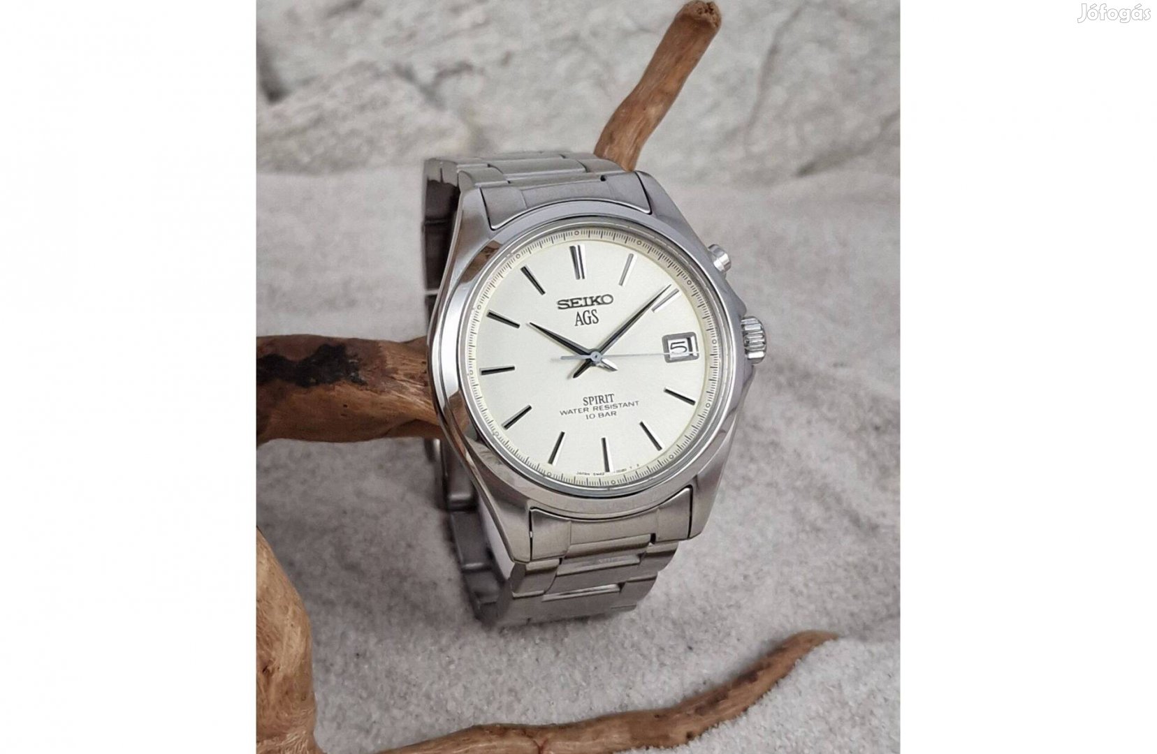 Seiko 'AGS Spirit', JDM, Kinetic, zafír, számla és garancia 1997.01