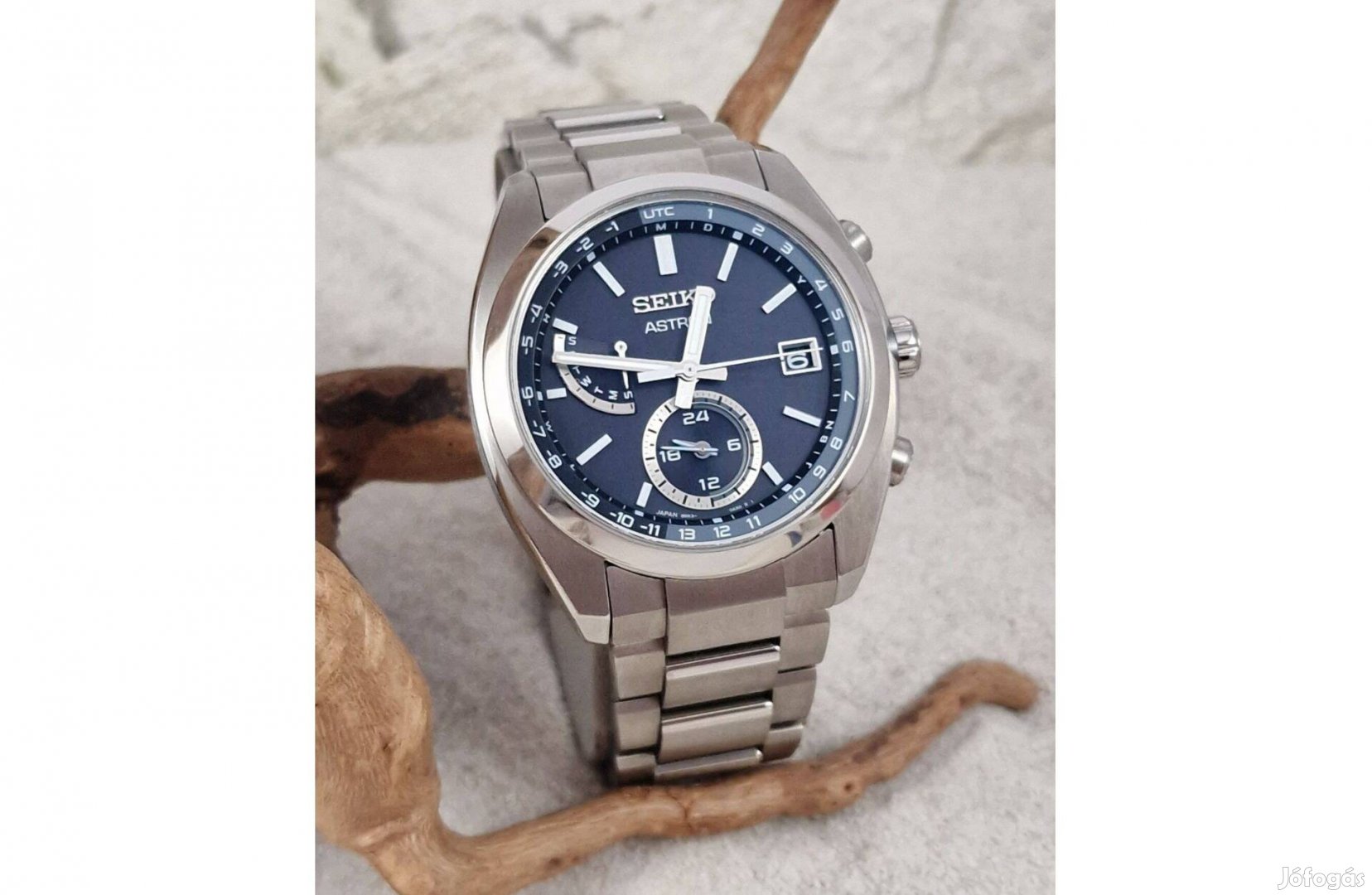 Seiko 'Astron Sbxy015', radio, solar, titán, JDM számla és garancia