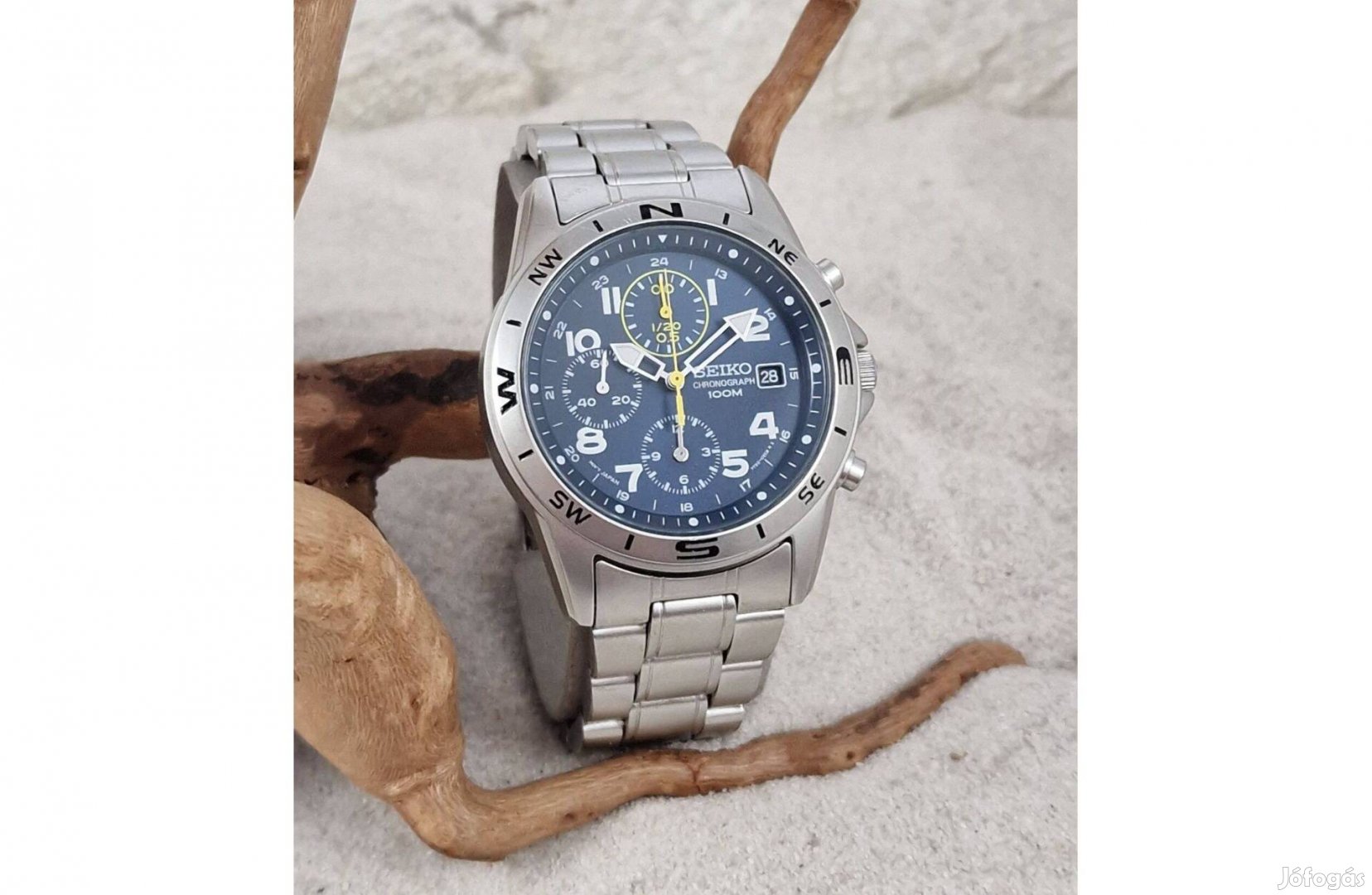Seiko 'Fieldmaster' férfi karóra, számla és garancia