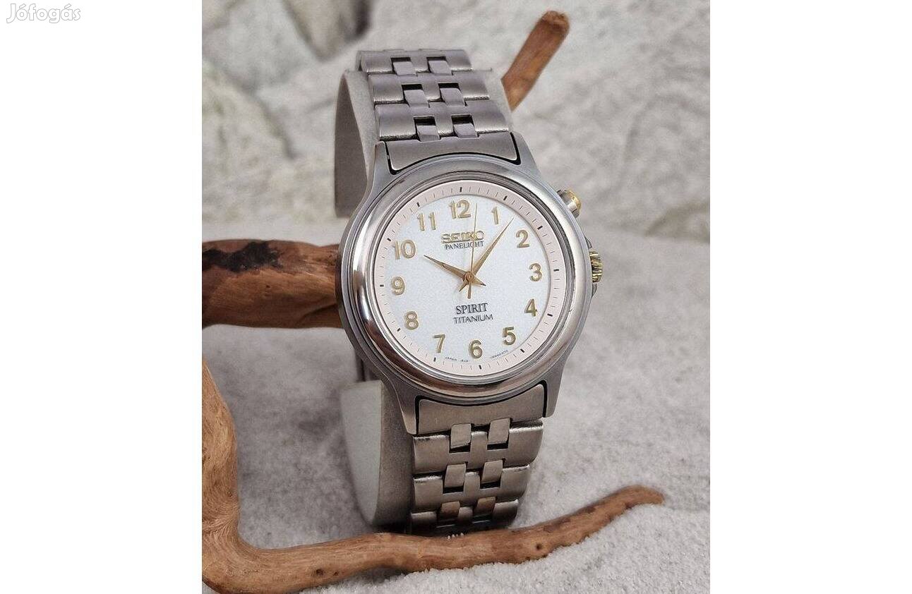 Seiko 'Spirit Panelight' karóra, JDM, számla és garancia 1996.02