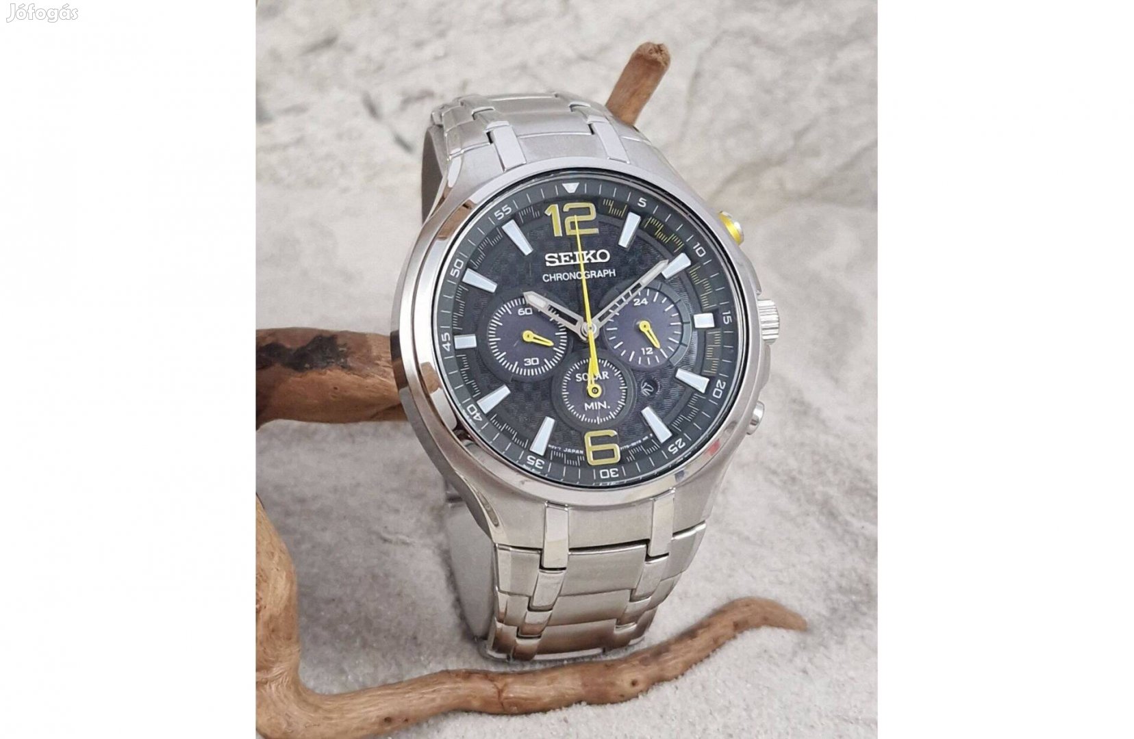 Seiko 'Spirit Rally Solar' férfi karóra, számla és garancia