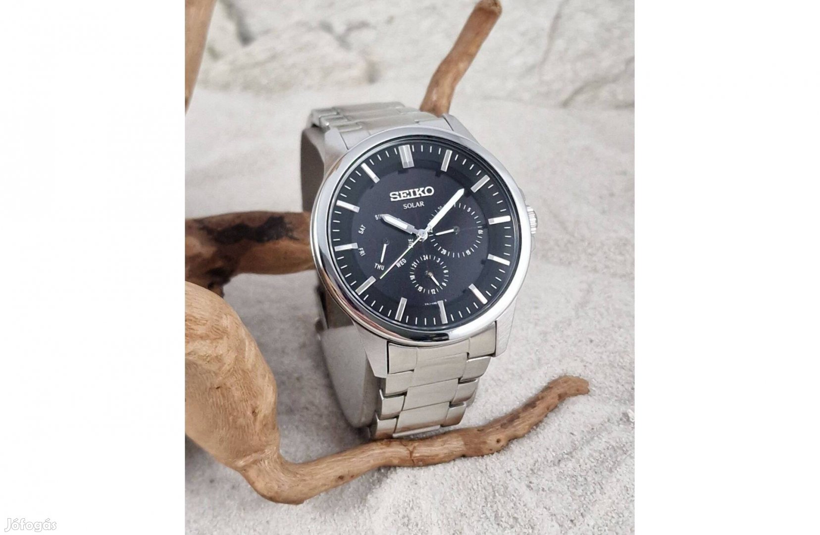 Seiko 'Spirit Solar' férfi karóra, számla és garancia 2009.09
