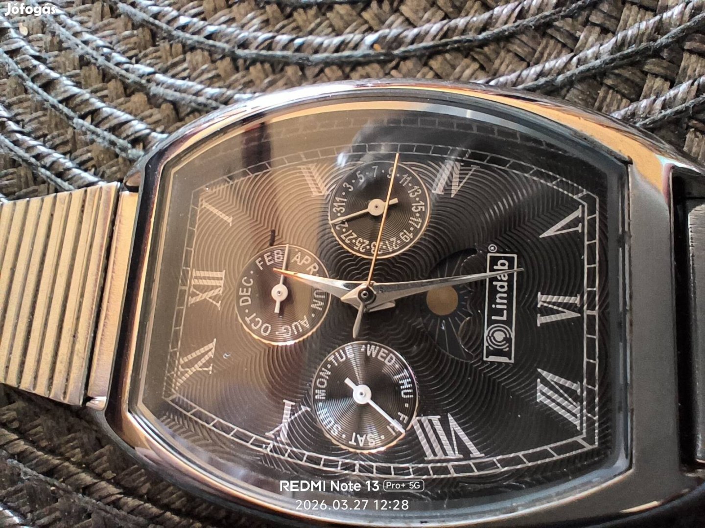 Seiko by lindab Toenneau chronograph hold -nap fázis .Mint