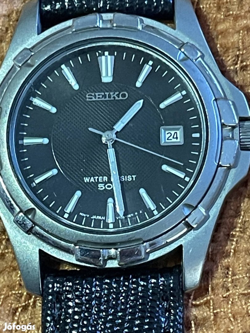 Seiko férfi karóra új szijjal 