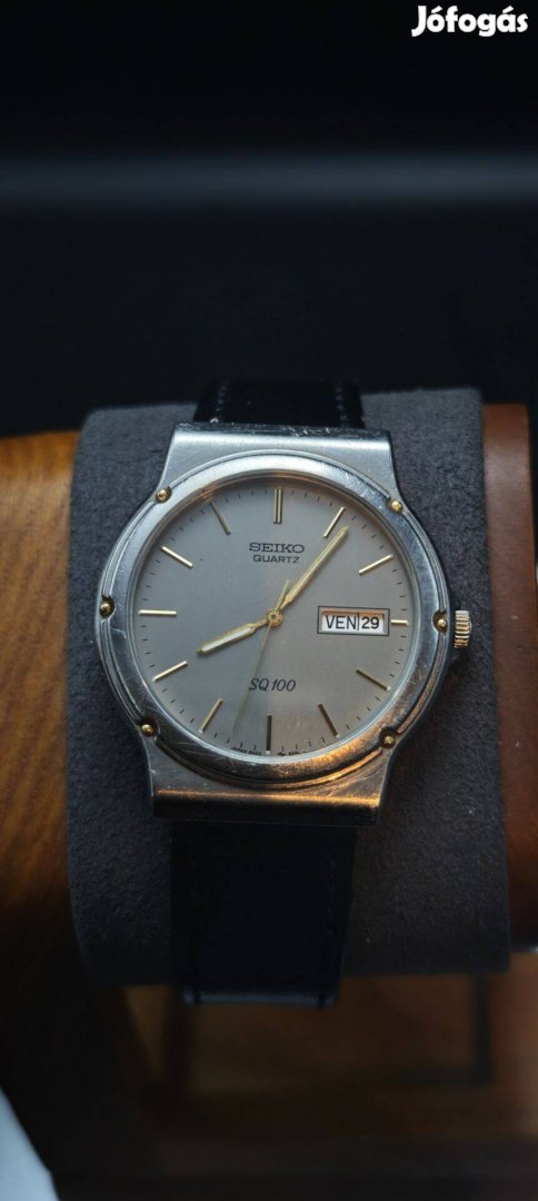 Seiko old money quartz megbízható karóra óra új szíjjal