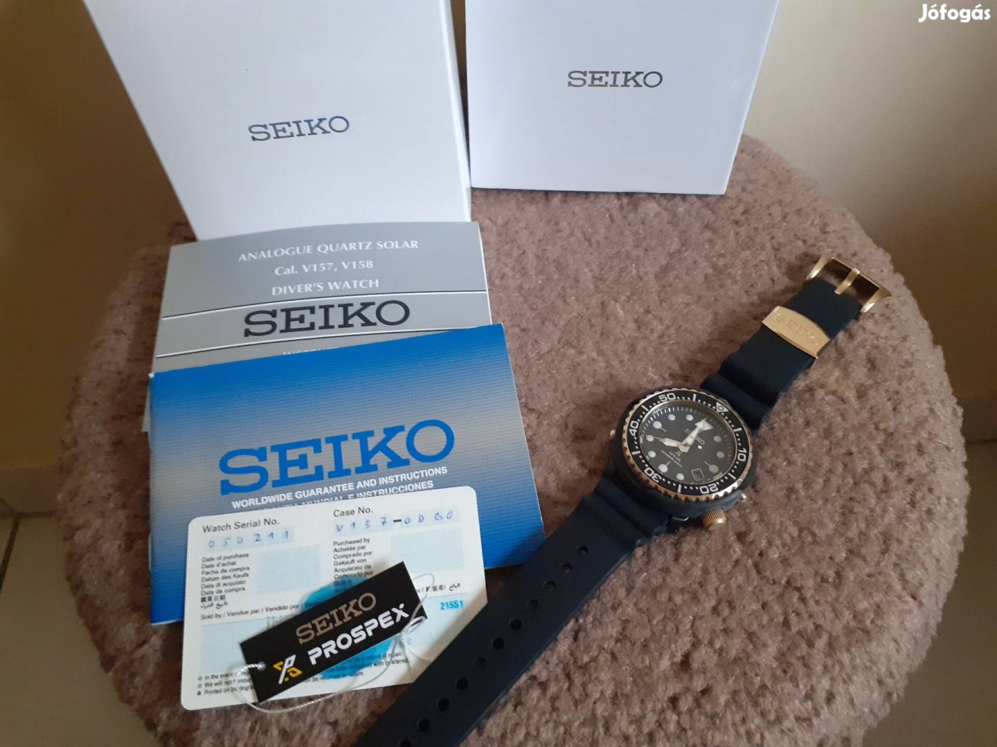 Seiko prospex Tuna solar Diver gold