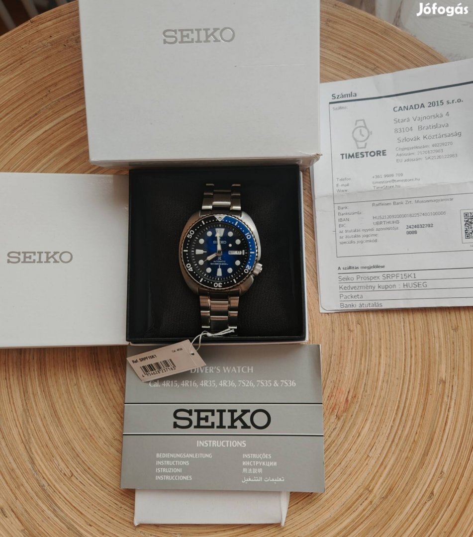 Seiko prospex új dobozában Automata óra 