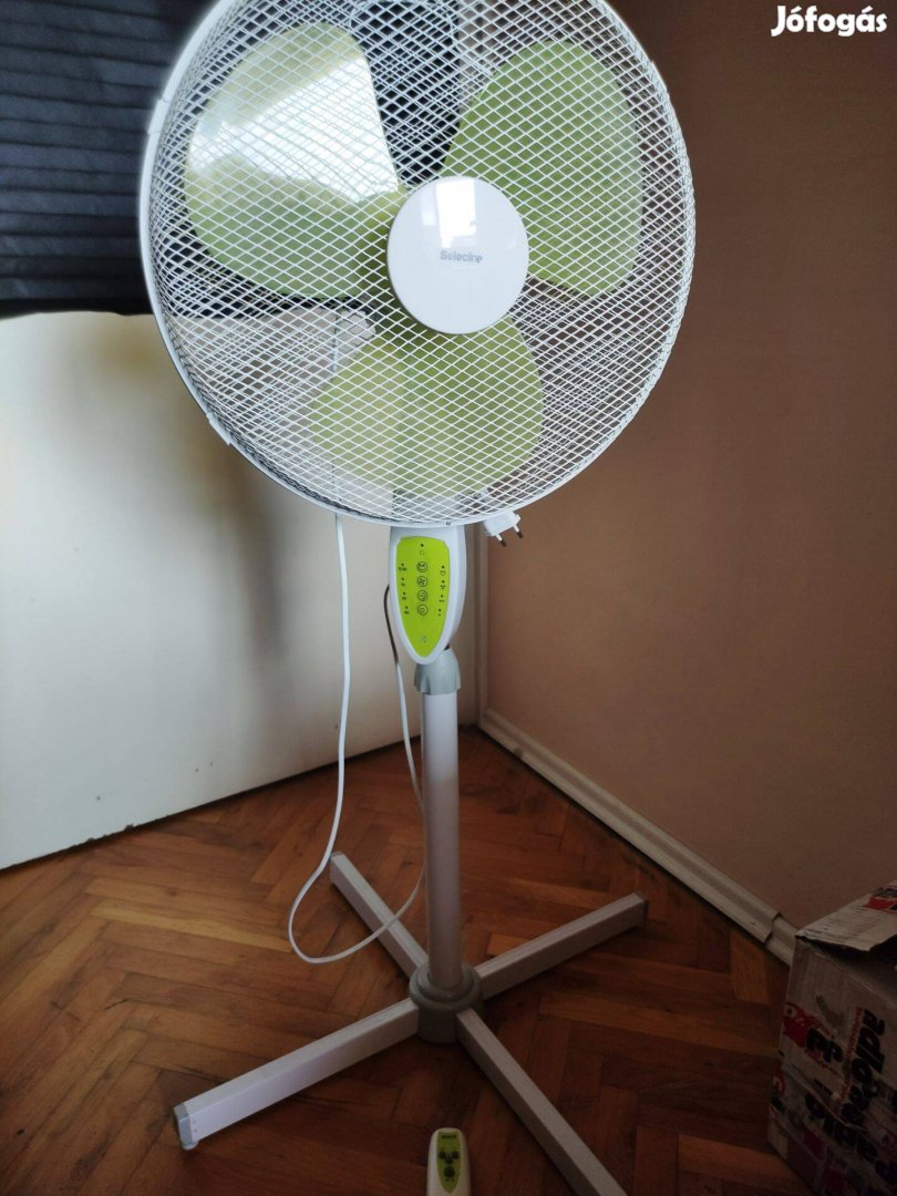 Selecline álló ventilátor, távirányítóval, 40 cm, 50W, Sebességfokozat