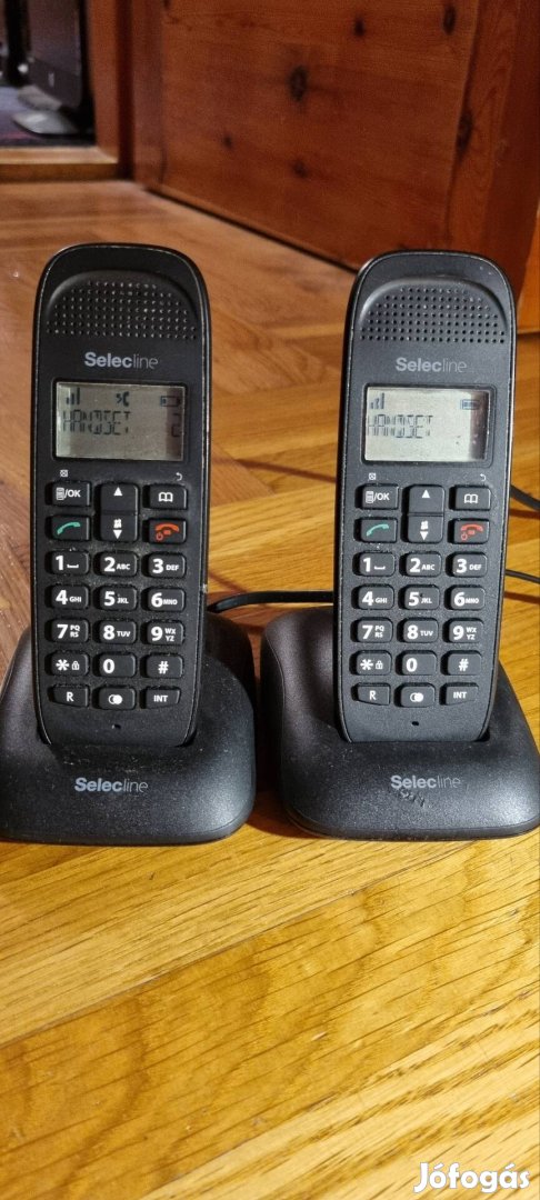 Selecline octa1000 twin vezeték nélküli duo telefon 