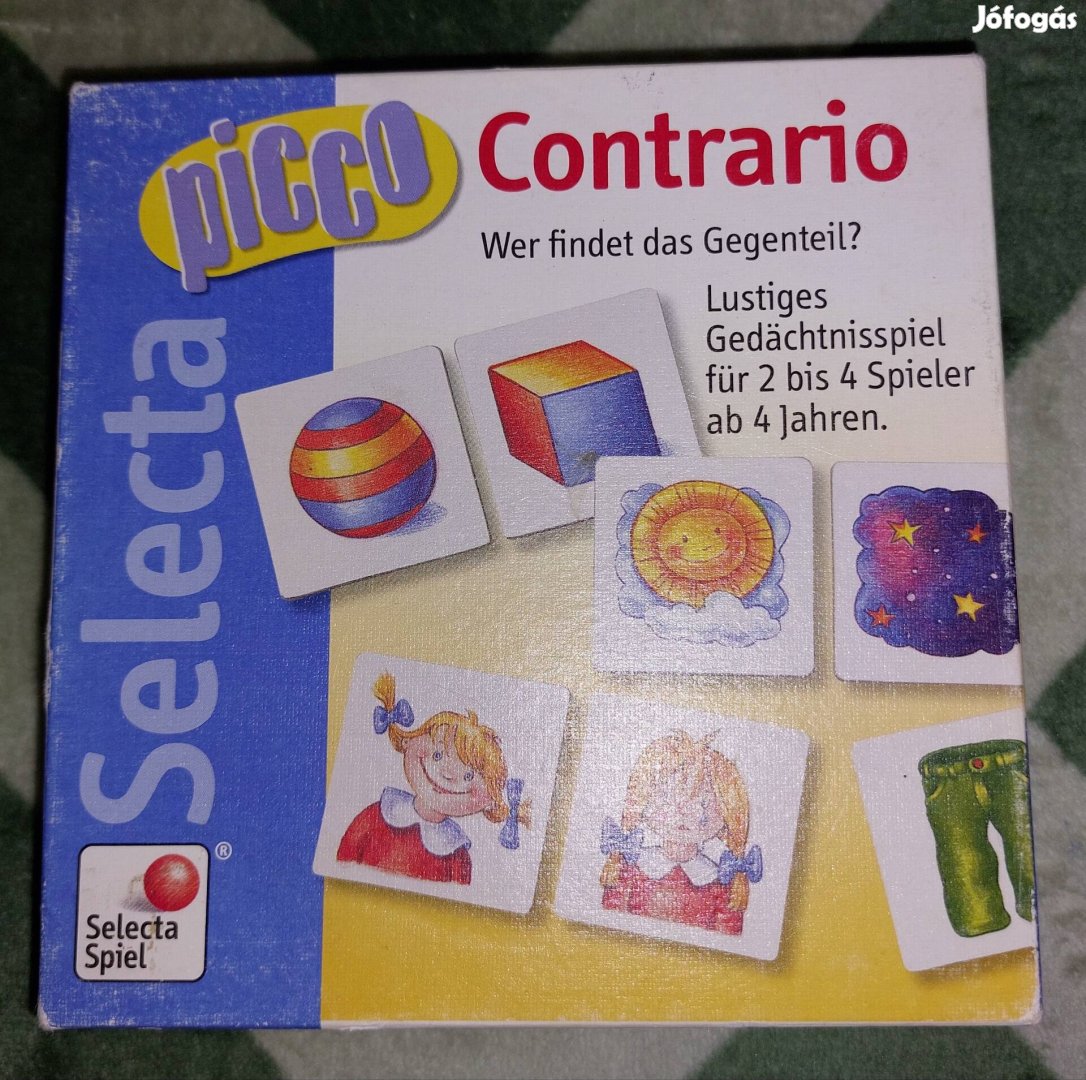 Selecta Picco Contario memóriajáték 4 év