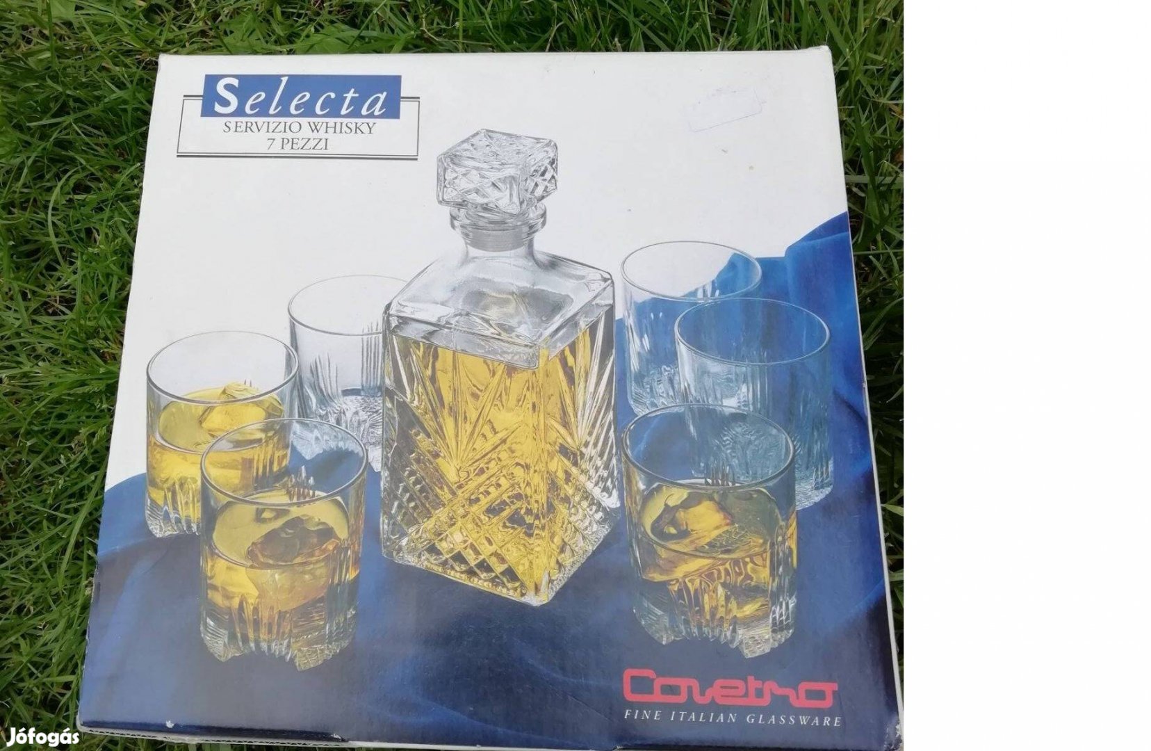 Selecta szett Whiskys üveg 6 pohár