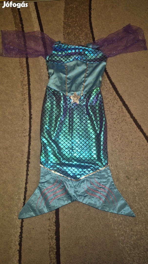 Sellő jelmez 5-6 évesnek