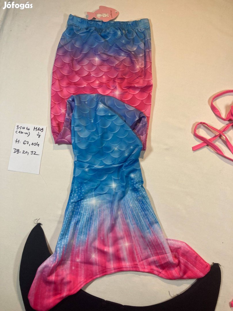 Sellő jelmez, új 3-5 év M109