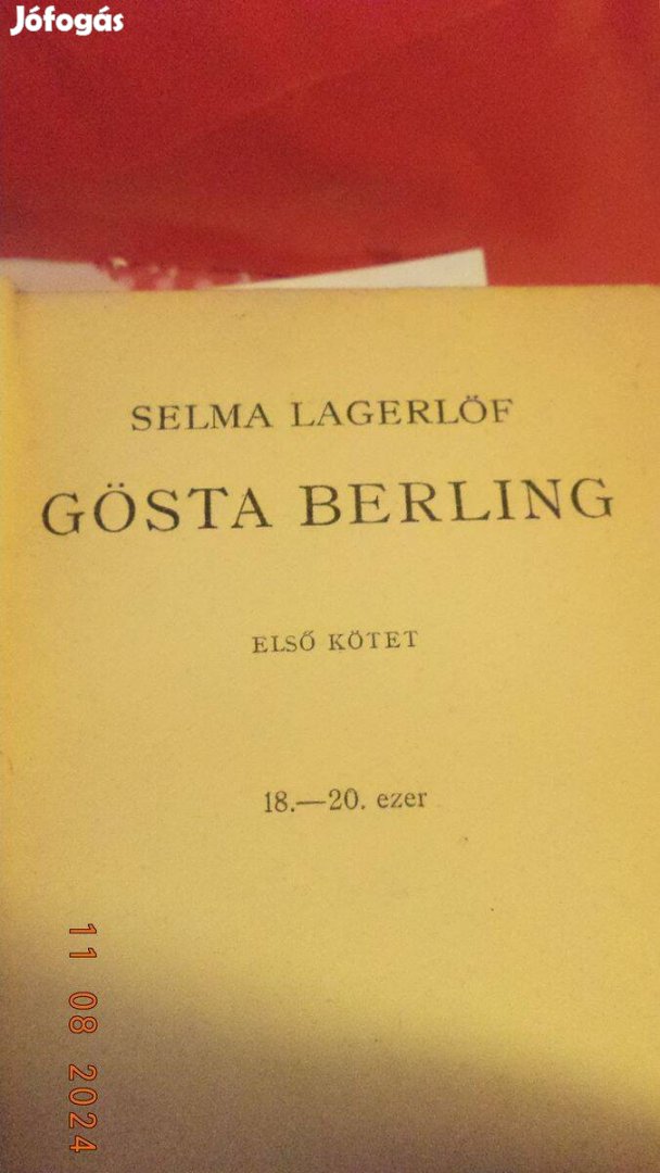 Selma Lagerlöf: Gösta Berling