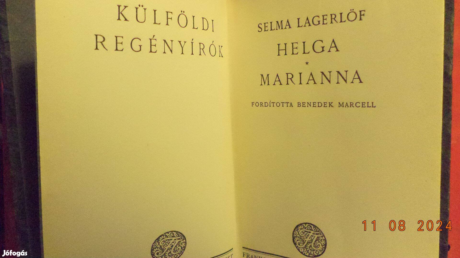 Selma Lagerlöf: Helga -Marianna