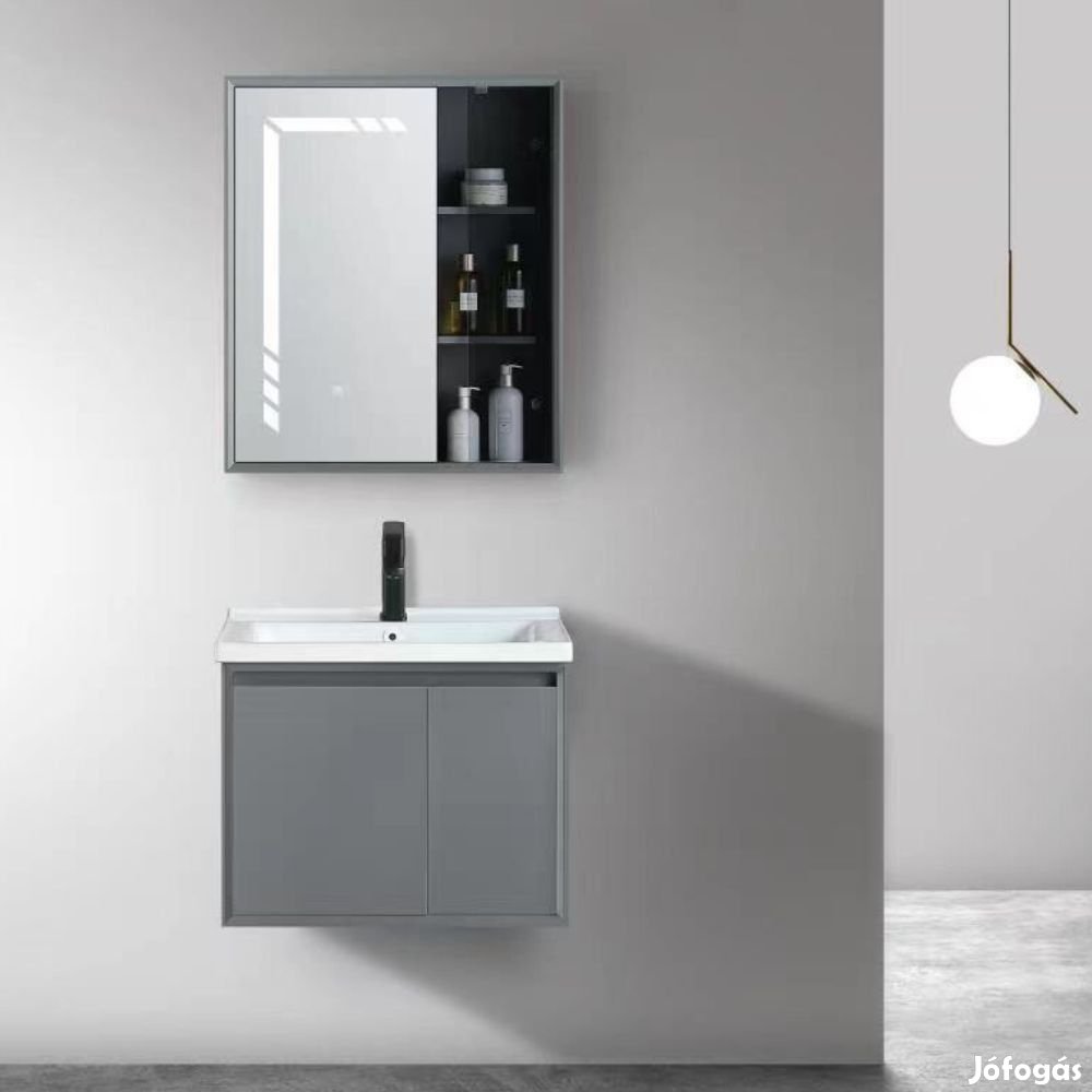 Selora fürdőszobabútor szett mosdókagylóval + LED világítással - 60 c