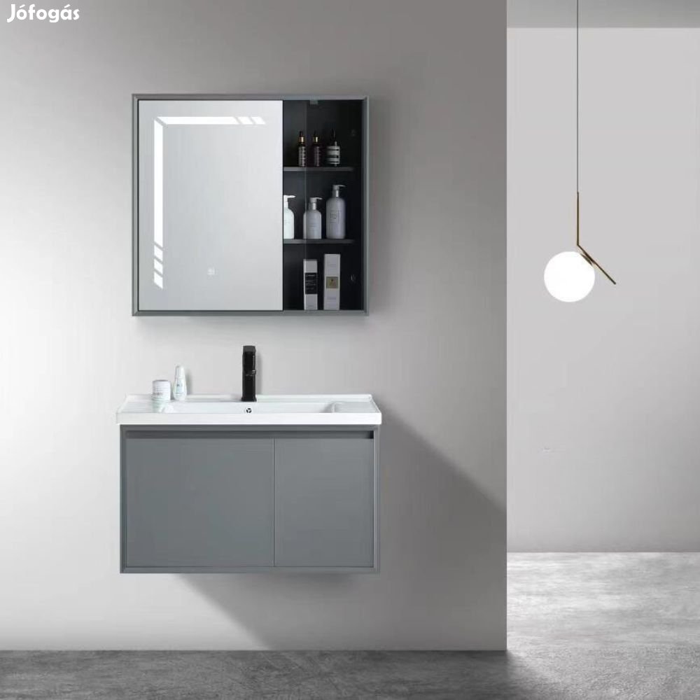 Selora fürdőszobabútor szett mosdókagylóval + LED világítással - 80 c