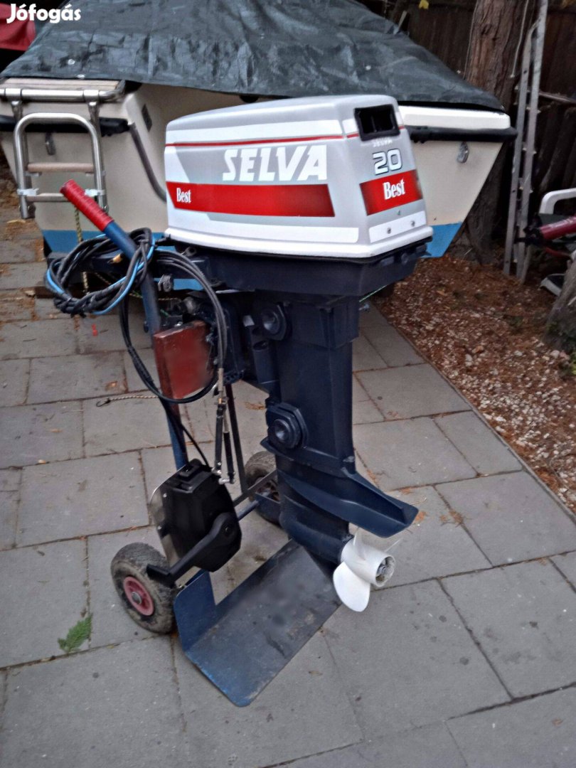 Selva rövidcsizmás önindítós távkaros csónakmotor