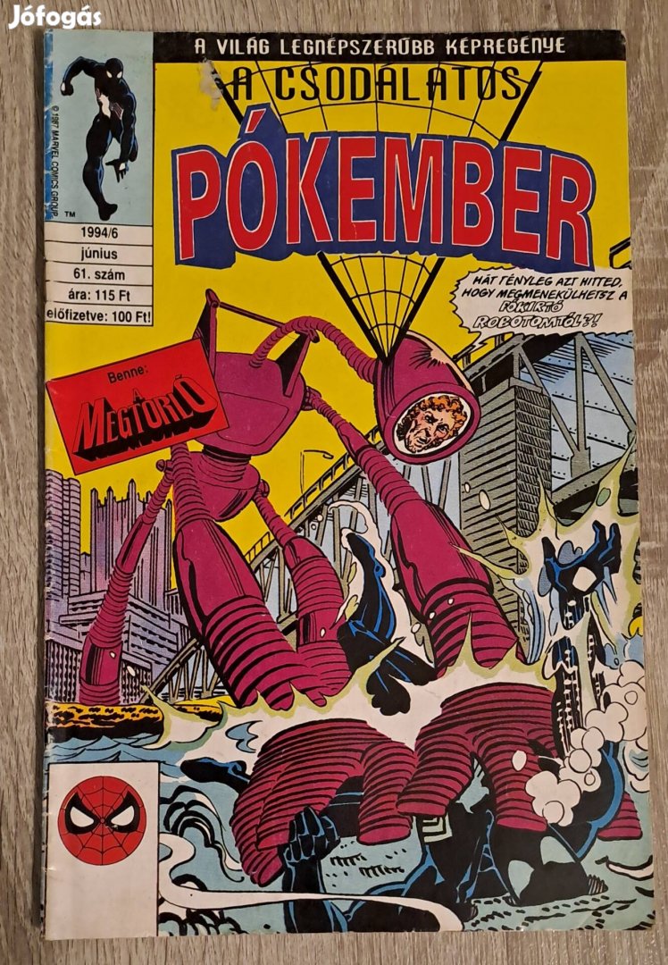 Semic Csodálatos Pókember 61. Marvel képregény 