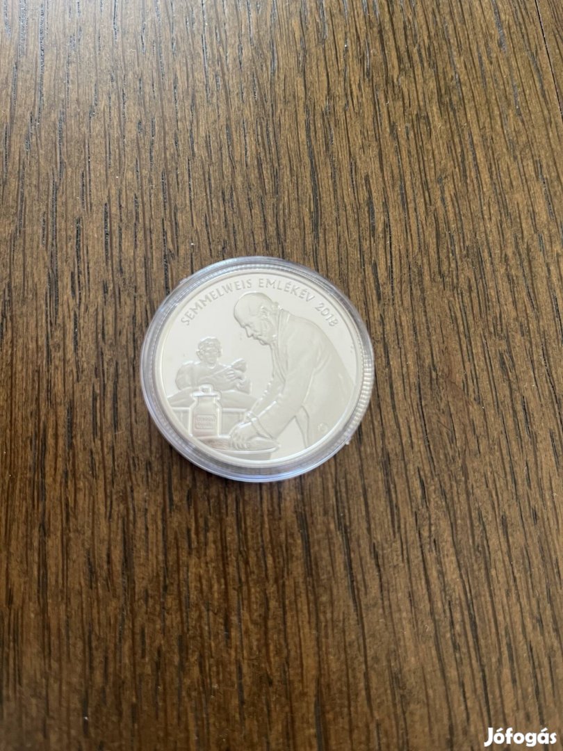 Semmelweis Ignác emlékérme 2018 ezüst