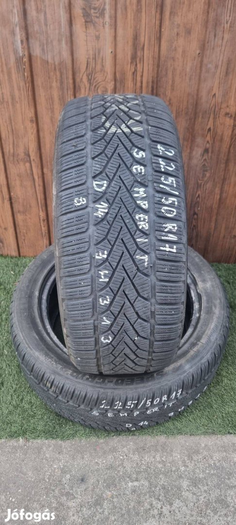 Semperit 225/50 R17 8mm 2014-es Téli Gumiabroncs 2db #313