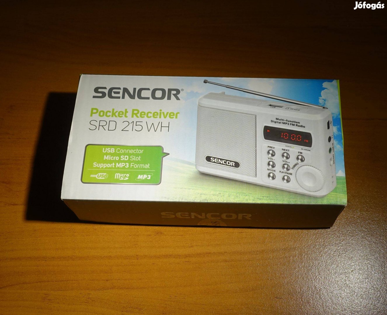Sencor SRD 215 WH FM rádió és MP3 lejátszó radio
